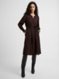 Great Plains City Gingham Belted Dress, Cocoa Black, Cocoa Black