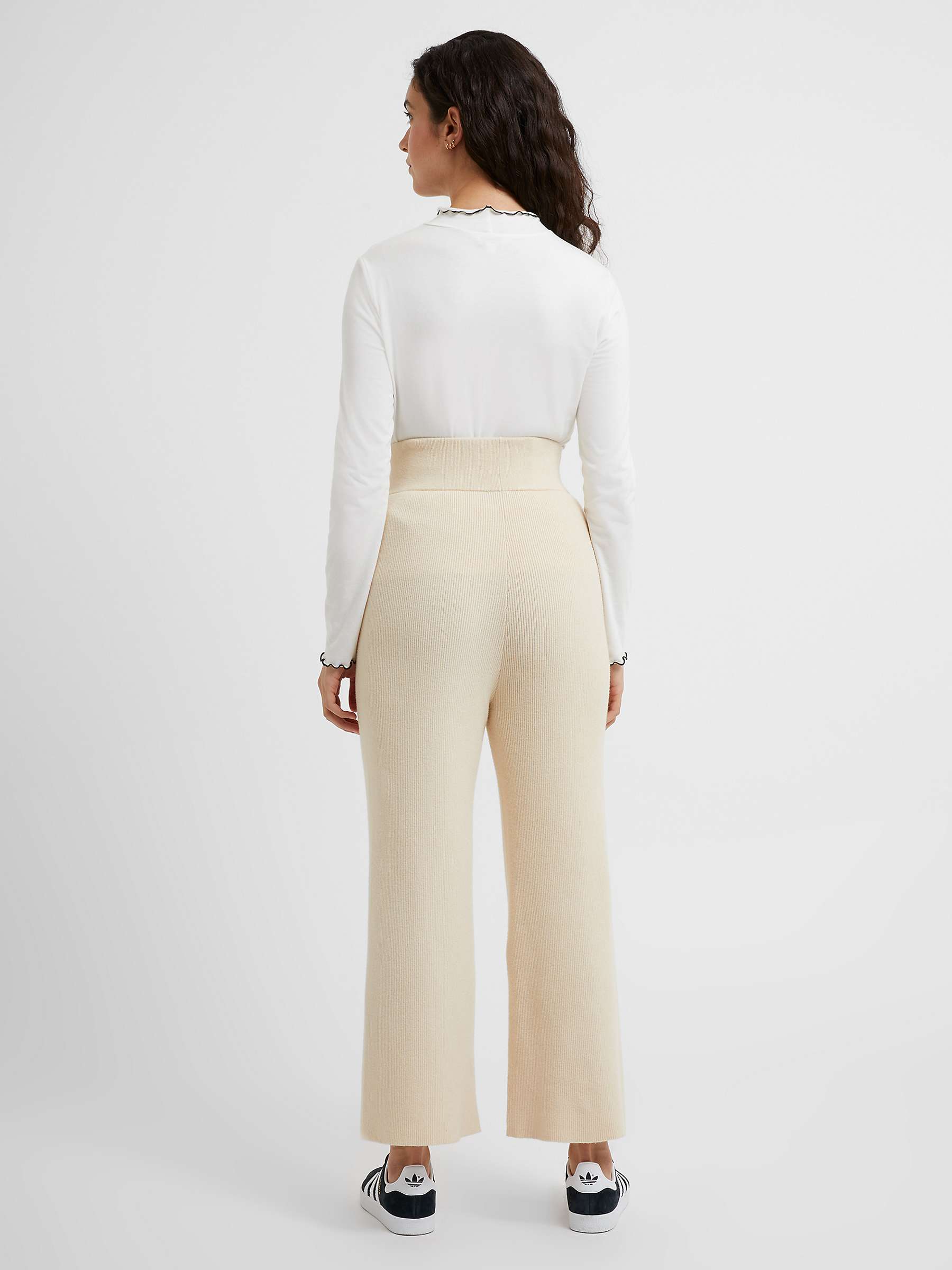 Buy Great Plains Winter Comfort Knit Trousers, Oyster Online at johnlewis.com