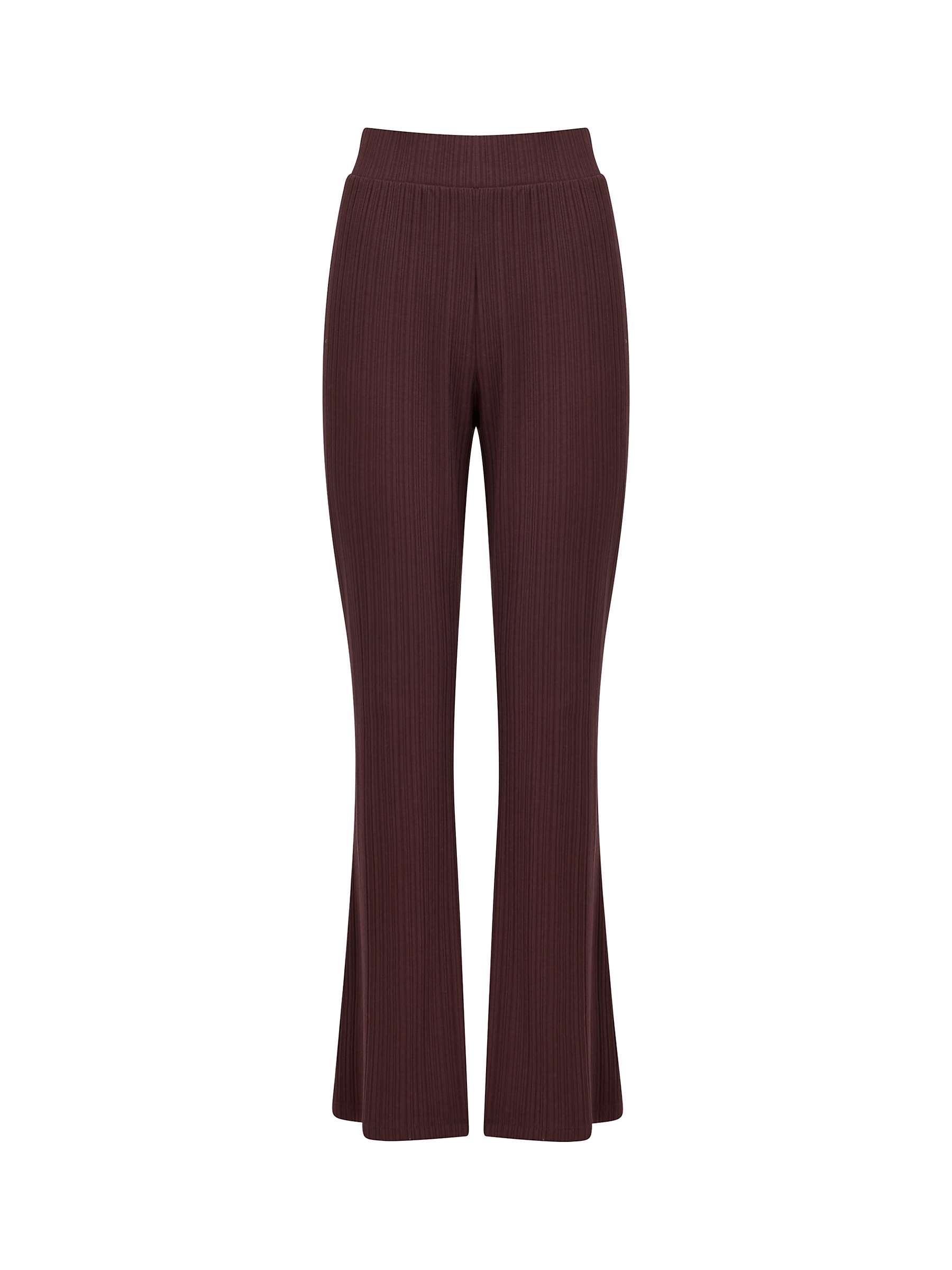 Buy Great Plains Modern Rib Jersey Trousers, Cocoa Online at johnlewis.com