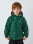 John Lewis Kids' Dinosaur Shower Resistant Jacket, Green, Green