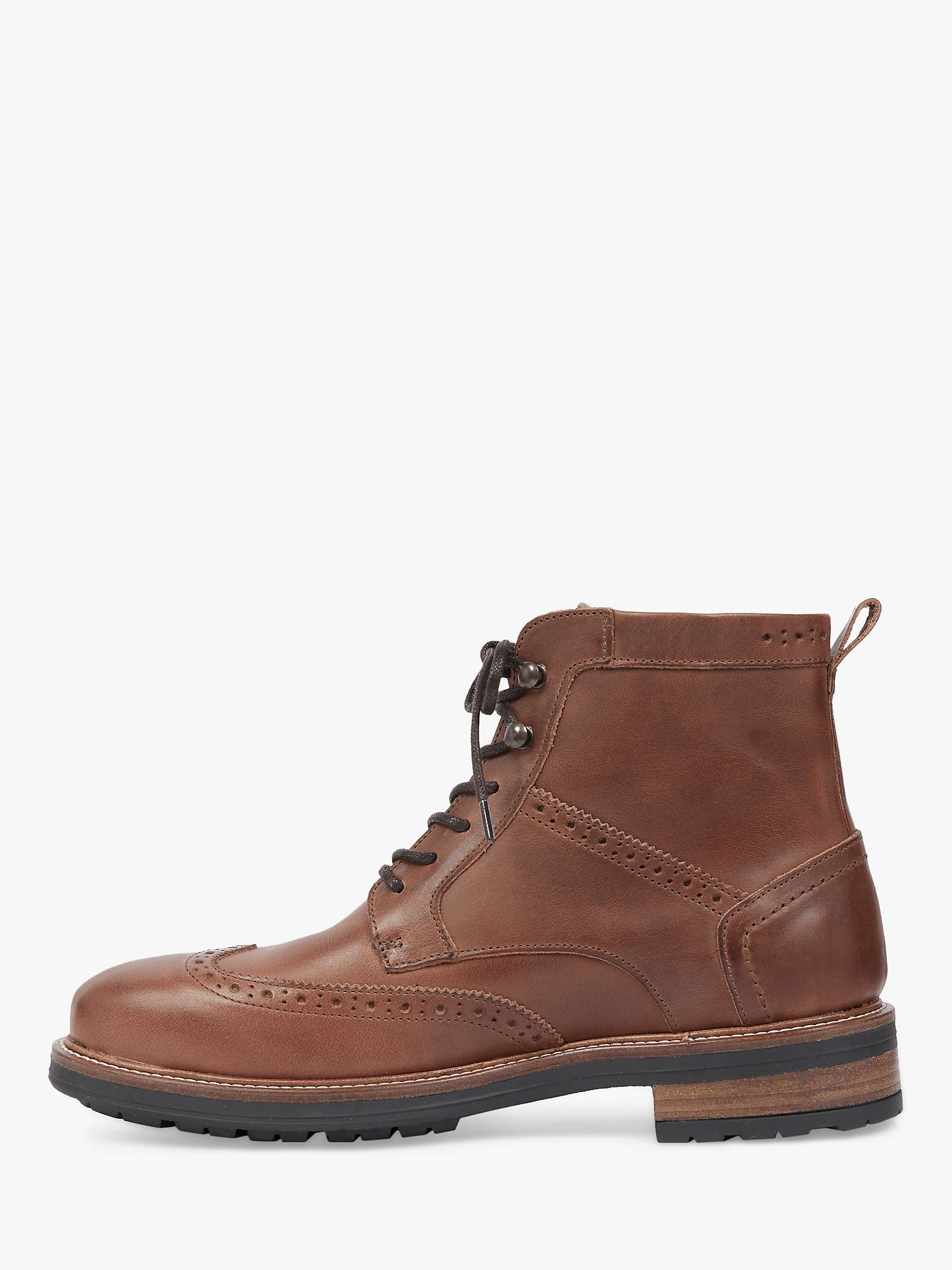 Buy Celtic & Co. Lace Up Brogue Boot, Tan Online at johnlewis.com