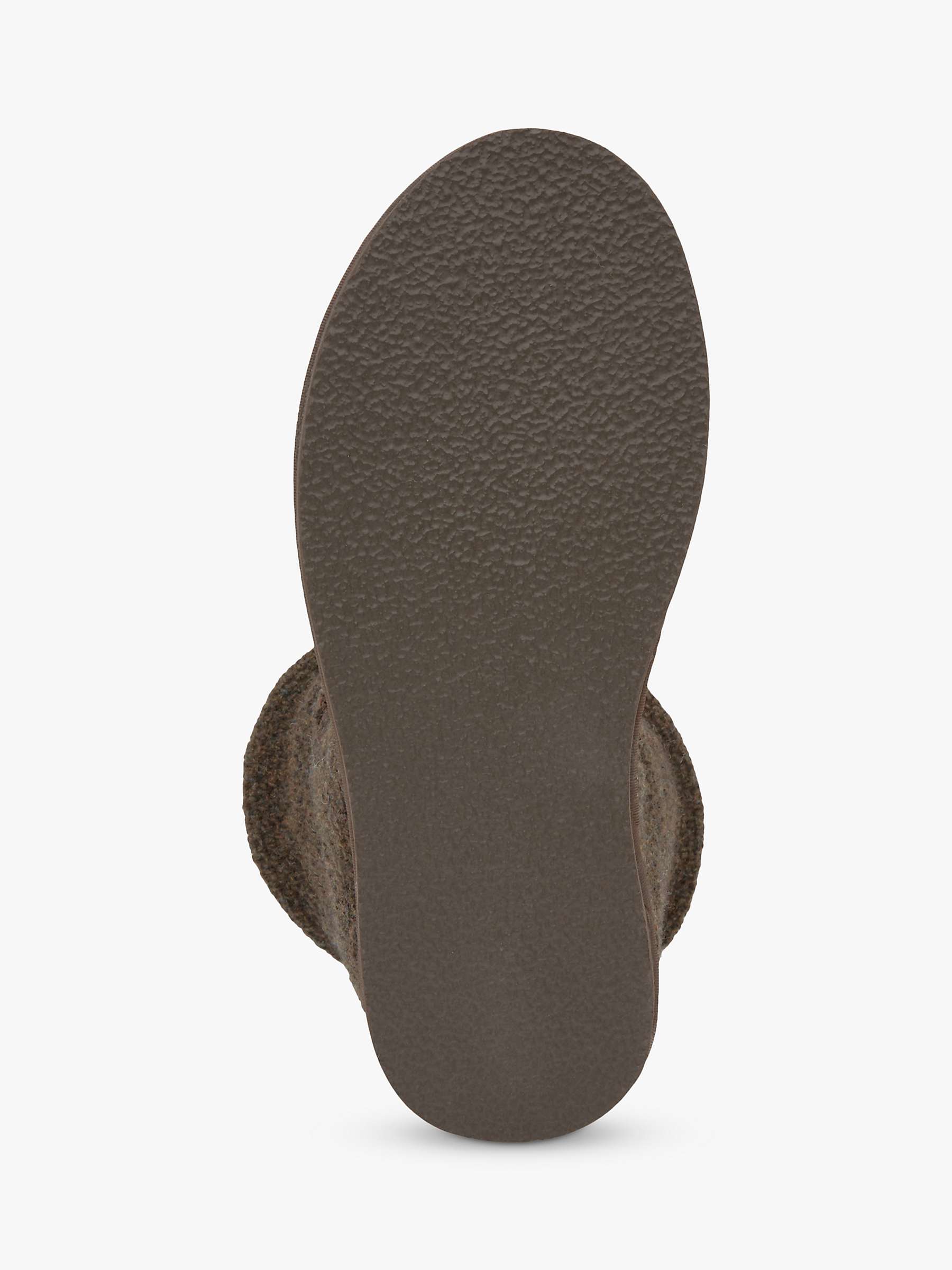 Buy Celtic & Co. Knitted Sheepskin Shortie Slippers, Tanners Brown Online at johnlewis.com