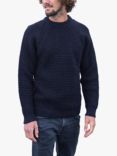 Celtic & Co. Waffle Stitch Crew Neck Wool Jumper