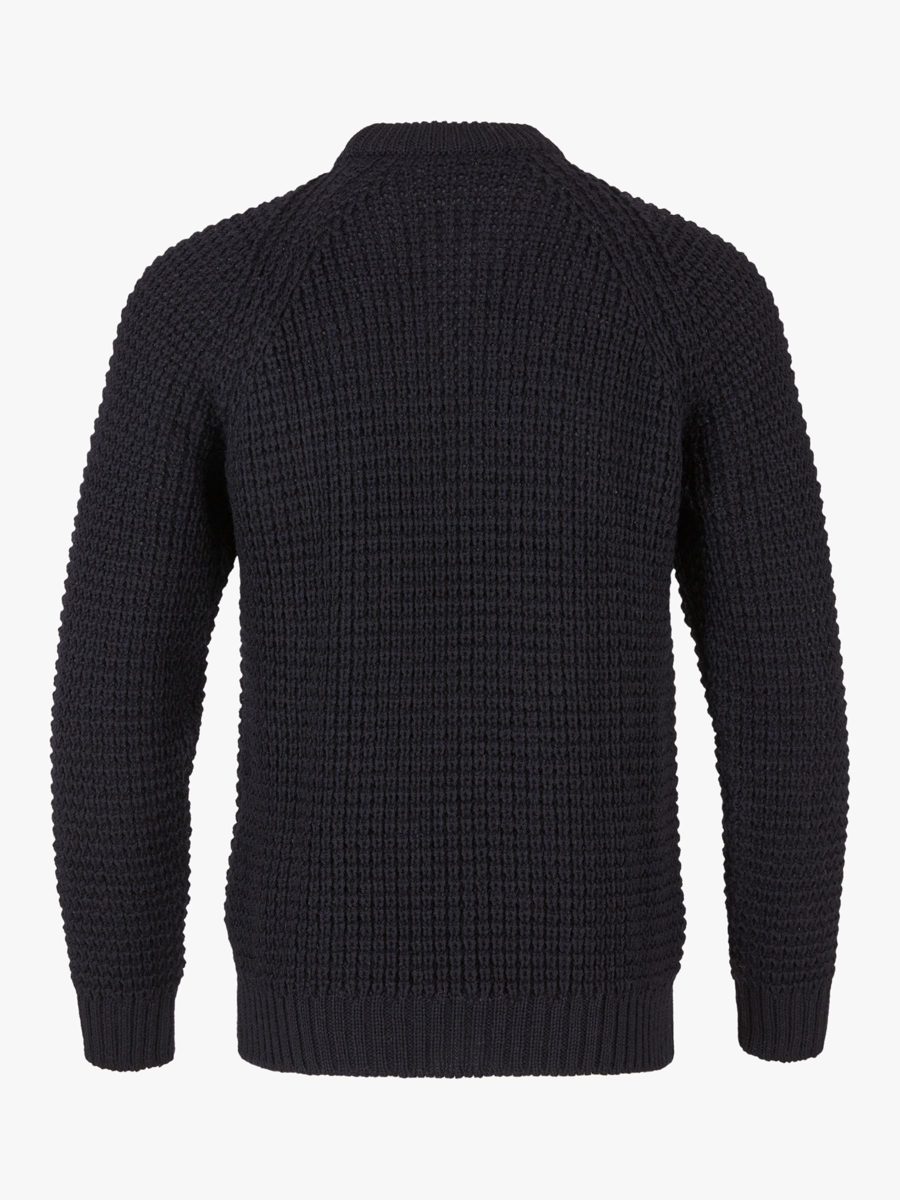 Buy Celtic & Co. Waffle Stitch Crew Neck Wool Jumper Online at johnlewis.com
