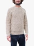 Celtic & Co. Waffle Stitch Crew Jumper, Oatmeal