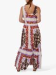 James Lakeland Wide Neckline Strappy Midi Dress, Multi