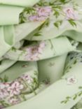 Hobbs Petite Leia Floral Print Silk Maxi Dress, Green/Multi