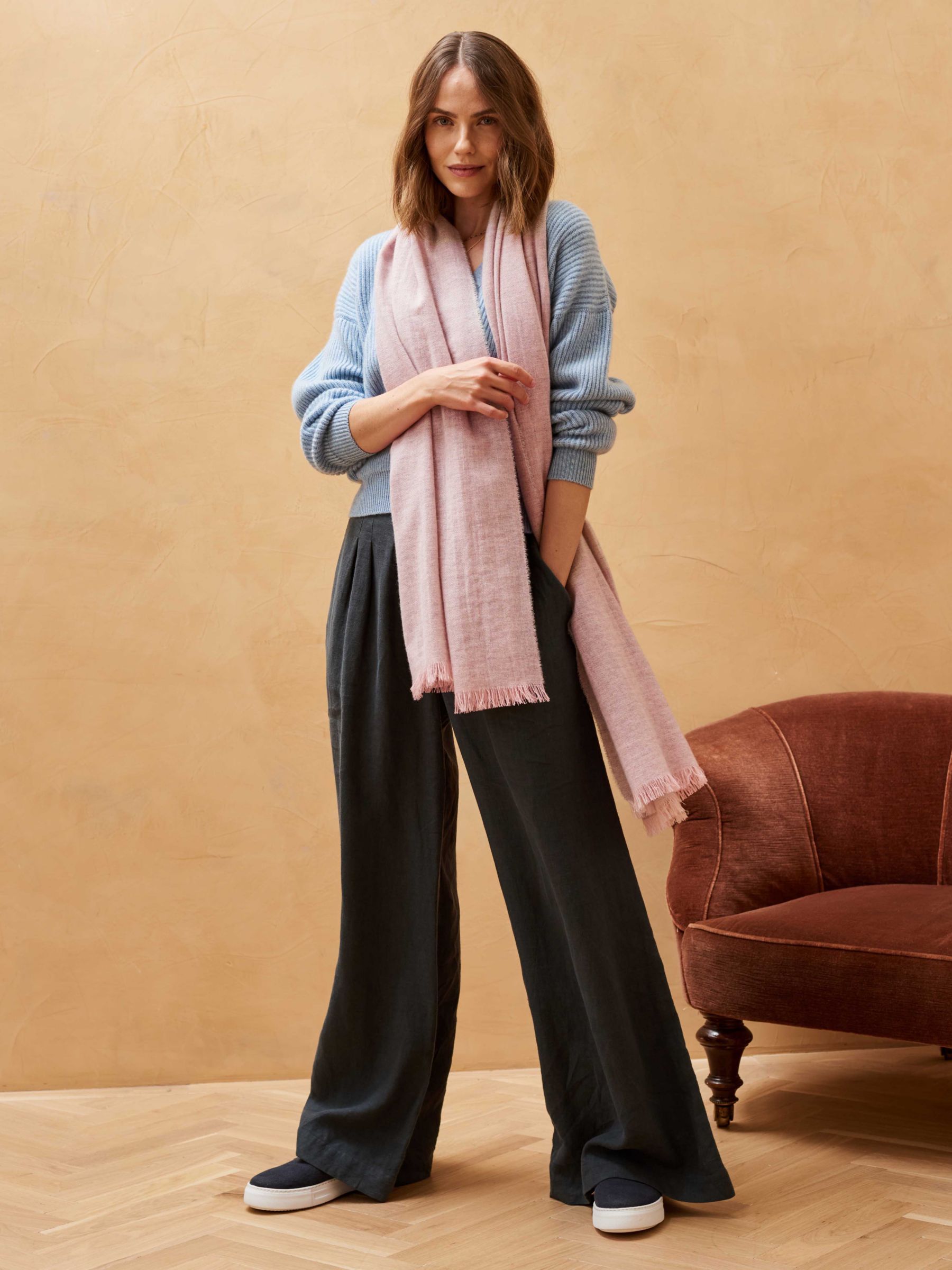 Buy Brora Cashmere Stole Scarf Online at johnlewis.com