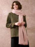 Brora Cashmere Stole Scarf, Antique Pink