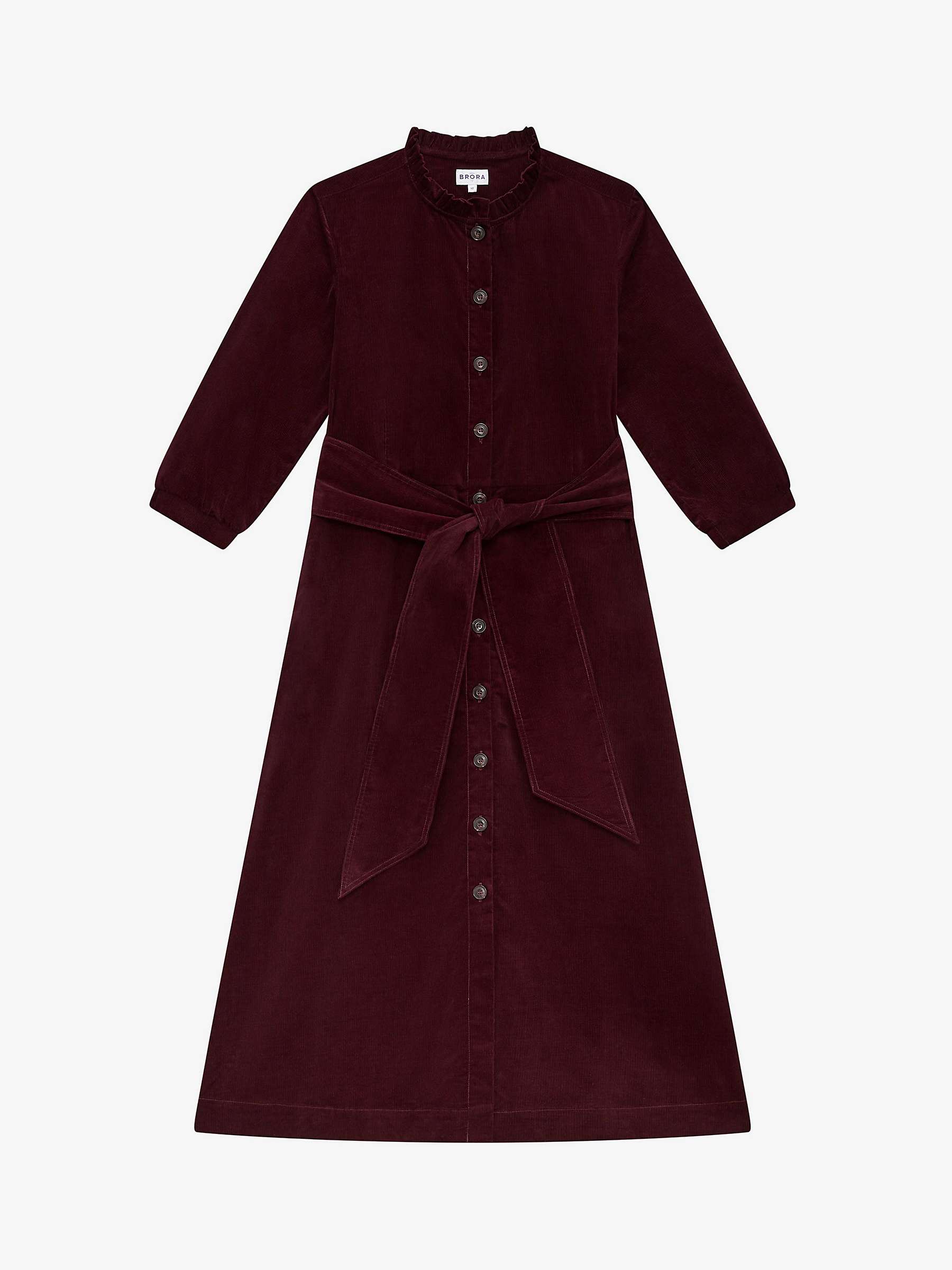Buy Brora Needlecord Shirt Midi Dress Online at johnlewis.com
