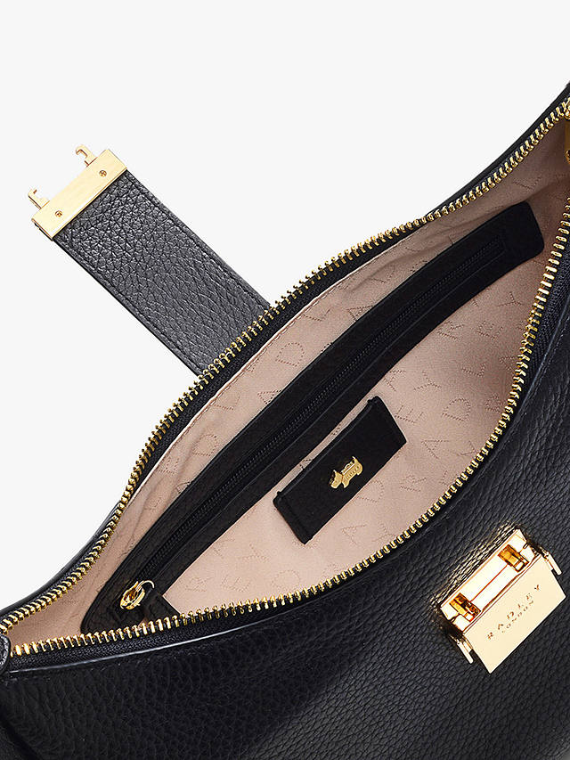 Radley Sloane Street Medium Zip Top Shoulder Bag, Black