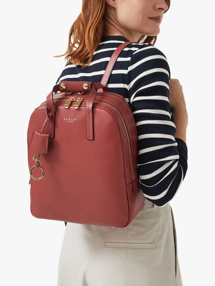 Radley Dukes Place Leather Medium Zip-Around Backpack