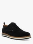 Dune Blaksley Nubuck Shoes, Black-nubuck