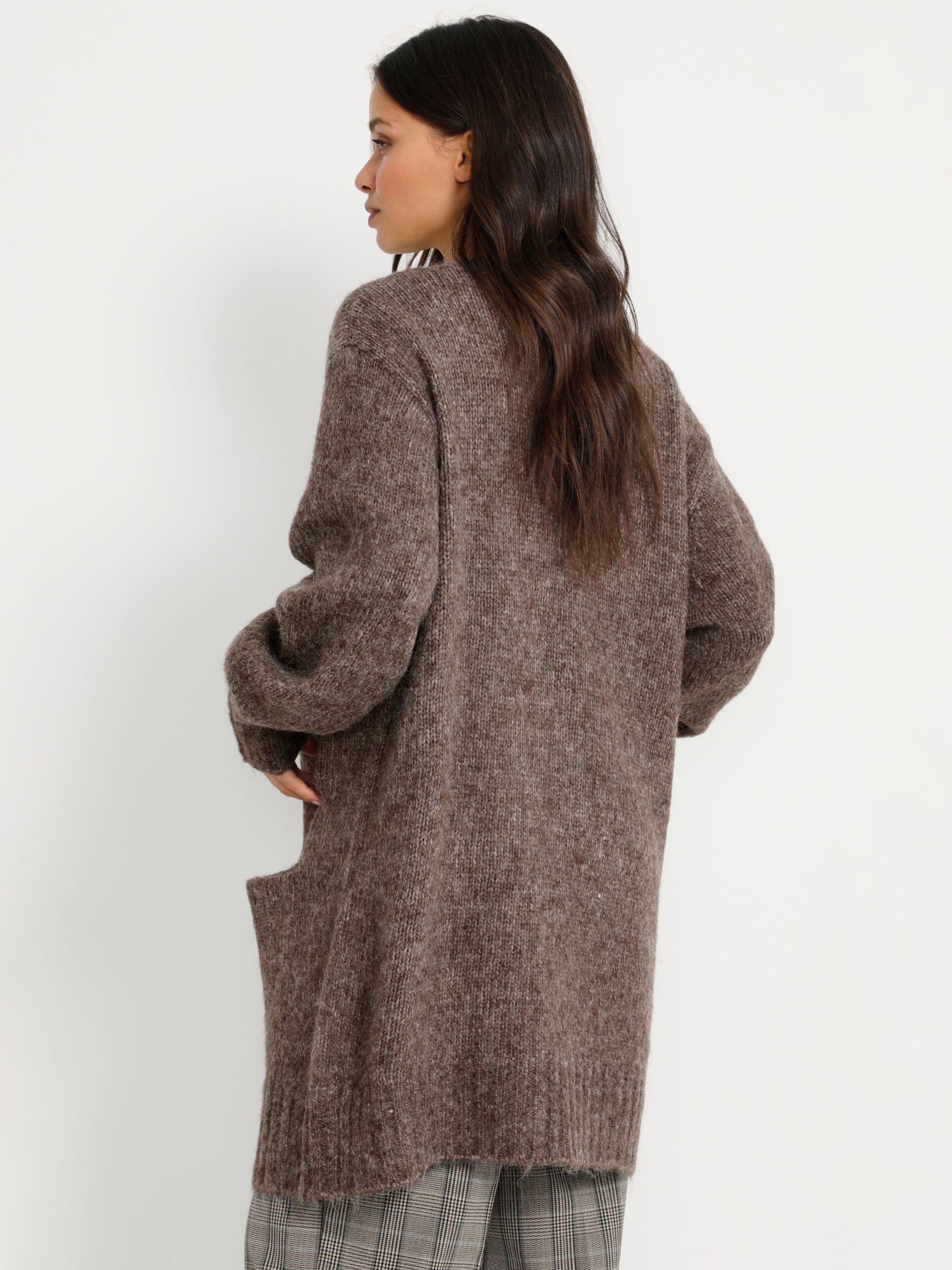 Buy KAFFE Alioma Long Sleeve Knitted Cardigan Online at johnlewis.com