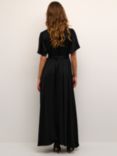 KAFFE Anja Short Sleeve Maxi Dress, Black