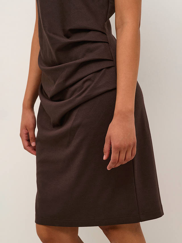 KAFFE India Sleeveless Knee Length Dress, Java