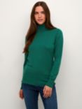 KAFFE Astrid Long Sleeve Roll Neck Pullover Jumper, Aventurine