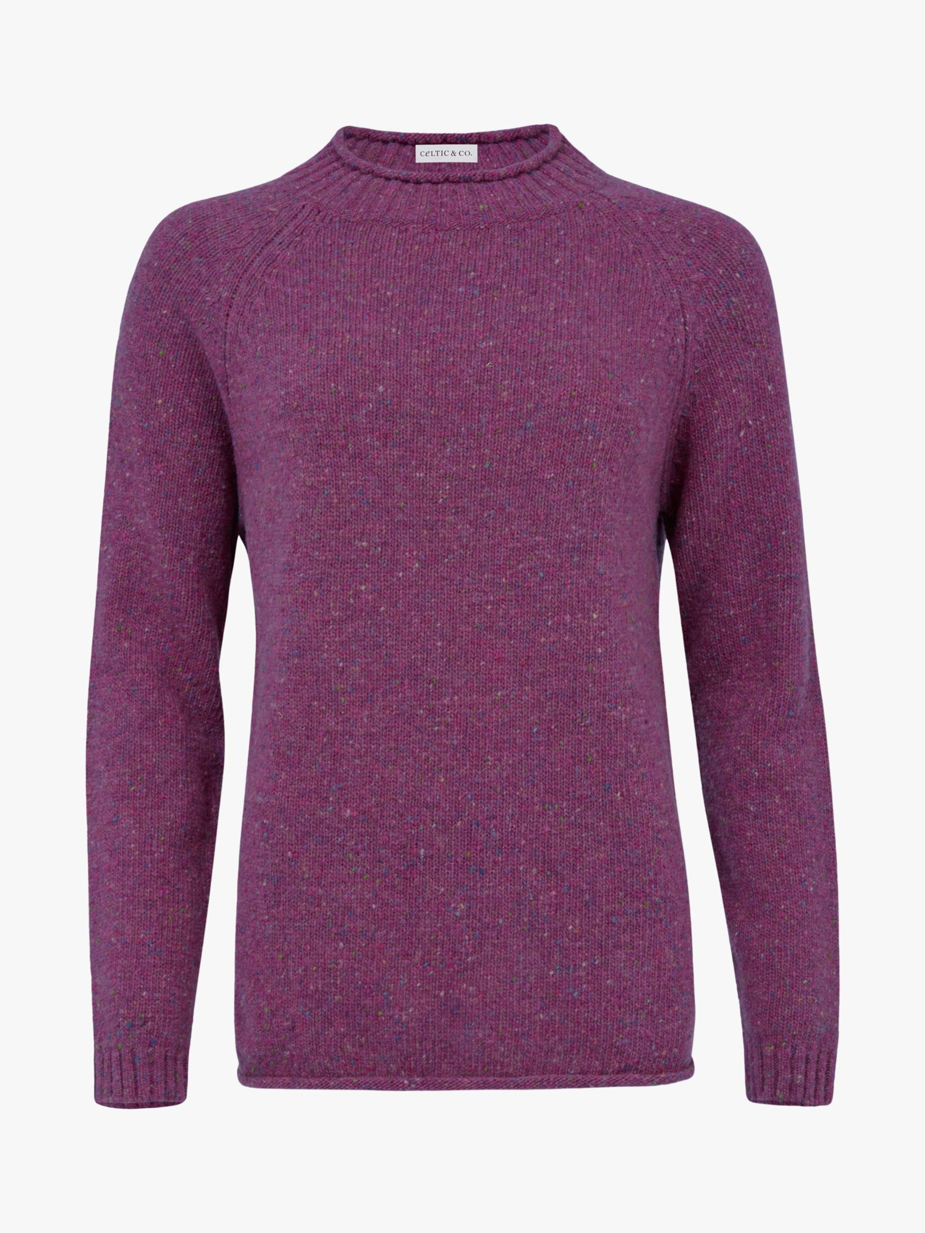 Buy Celtic & Co. Donegal Mock Neck Wool Jumper Online at johnlewis.com