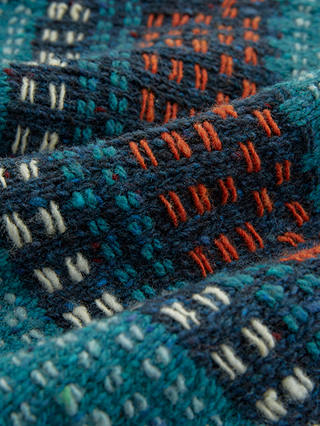 Celtic & Co. Float Stitch Yoke Donegal Jumper, Icelandic Blue