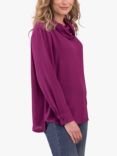 Celtic & Co. Cowl Neck Top, Damson, Damson