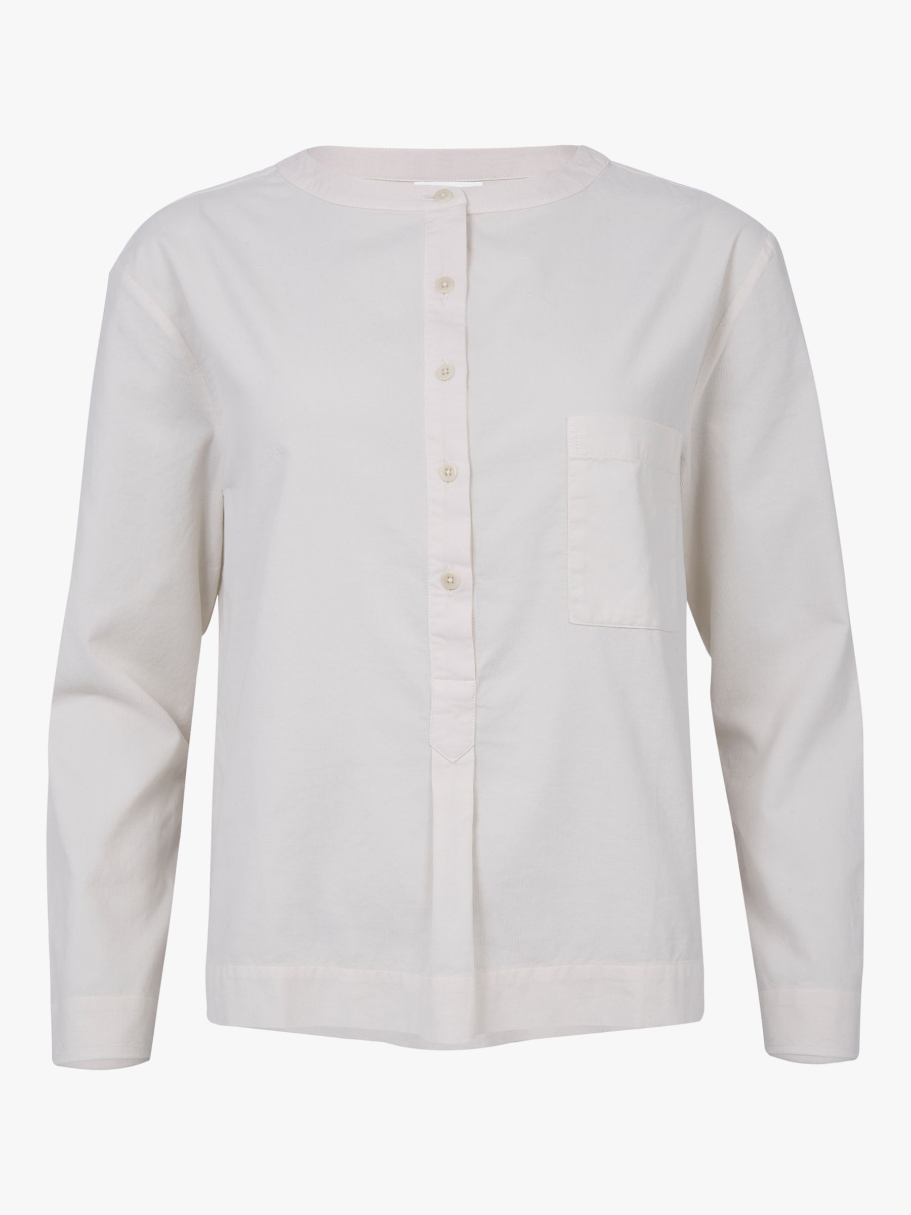 Buy Celtic & Co. Baby Cord Henley Top, Chalk Online at johnlewis.com