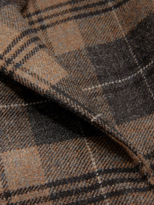 Celtic & Co. Wool Wrap Check Coat, Cairngorm Brave