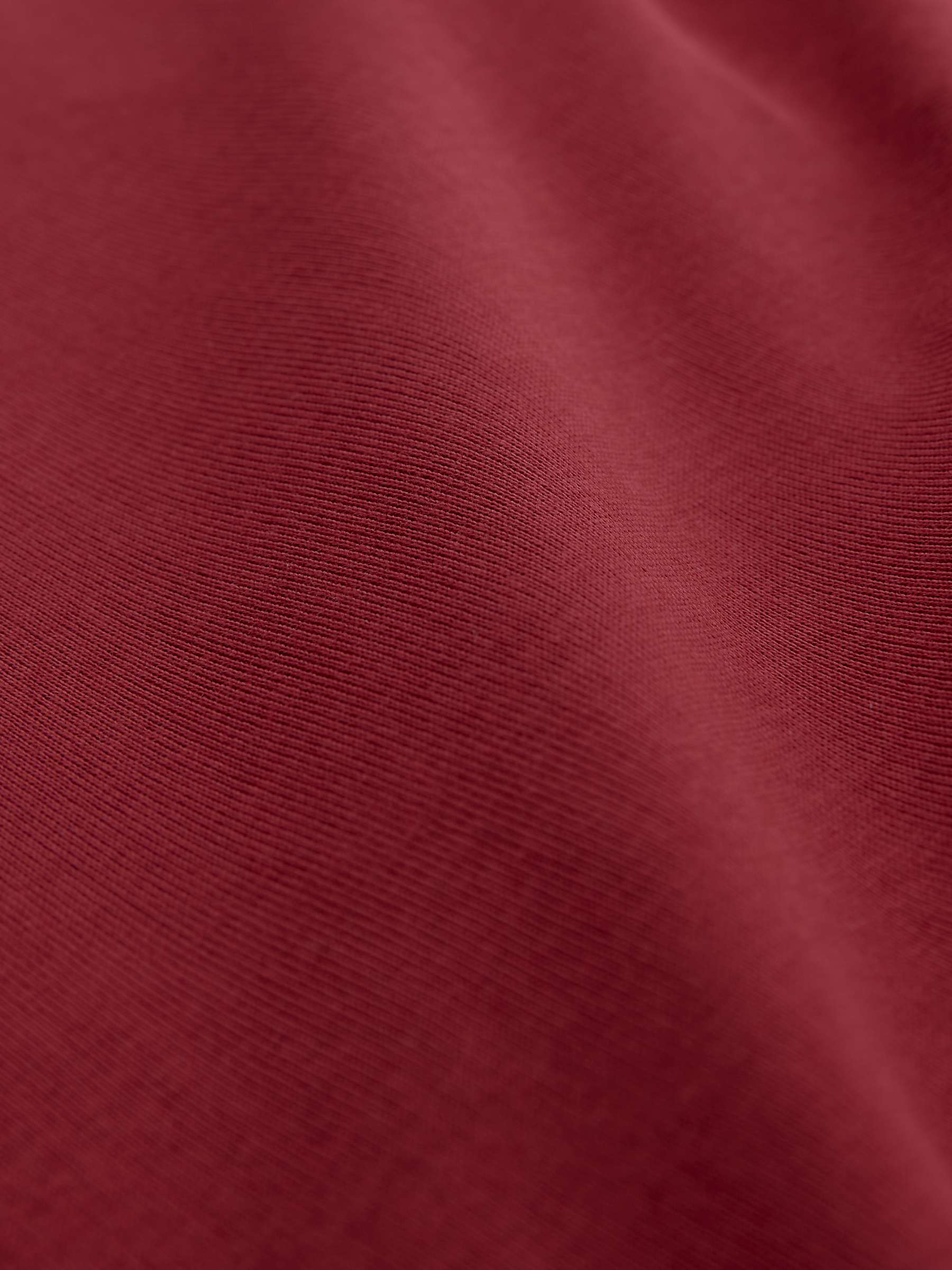 Buy Celtic & Co. Organic Cotton Jersey Midi Dress, Pillarbox Red Online at johnlewis.com