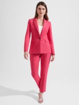 Hobbs Dania Shift Dress, Bright Pink at John Lewis & Partners