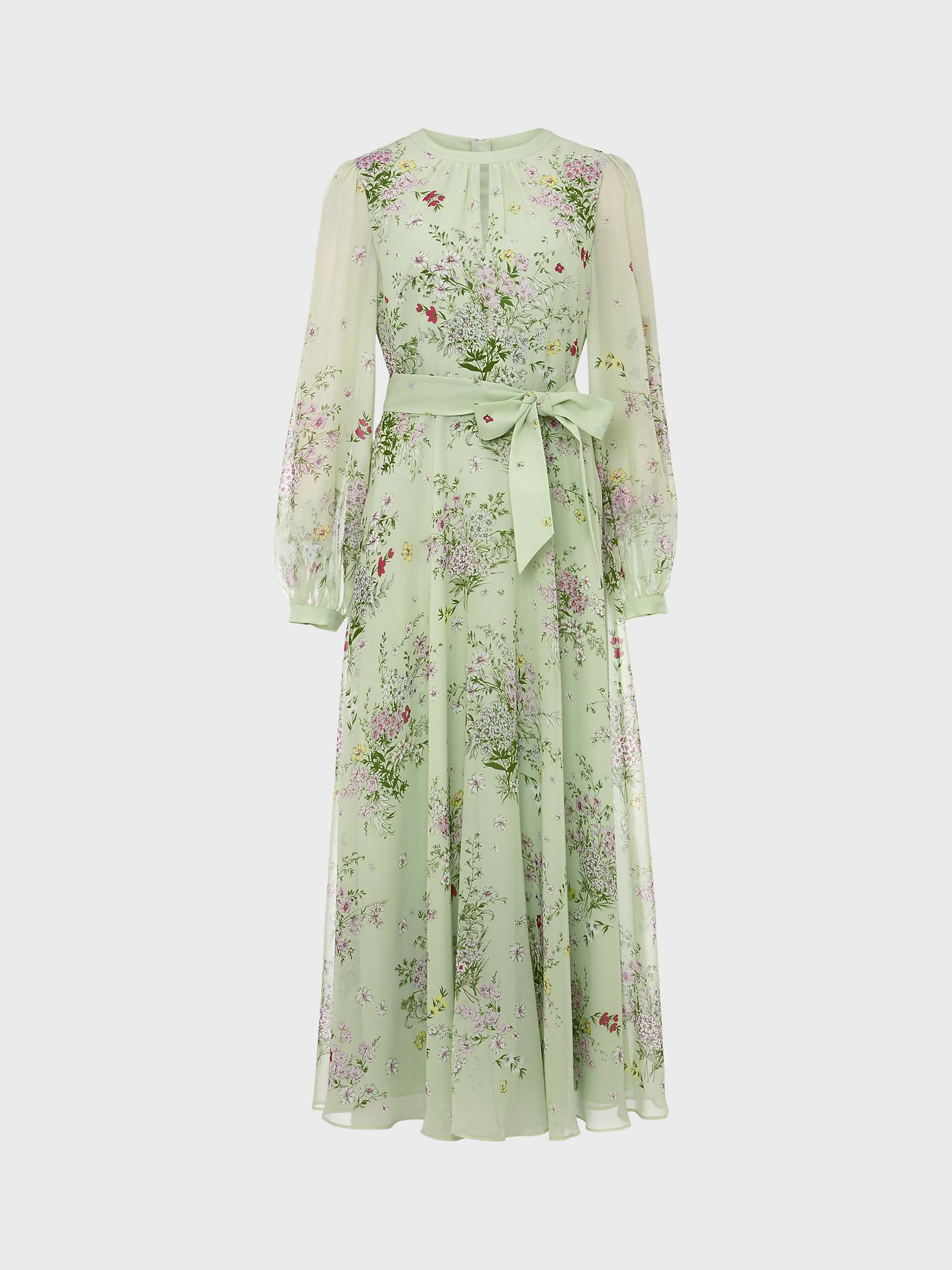 Buy Hobbs Leia Silk Floral Print Dress Online at johnlewis.com