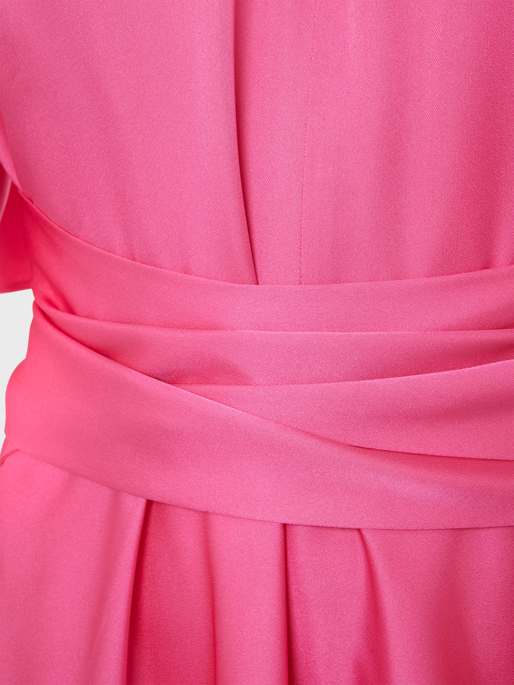 Buy Hobbs Orelia Plain Dress, Party Pink Online at johnlewis.com