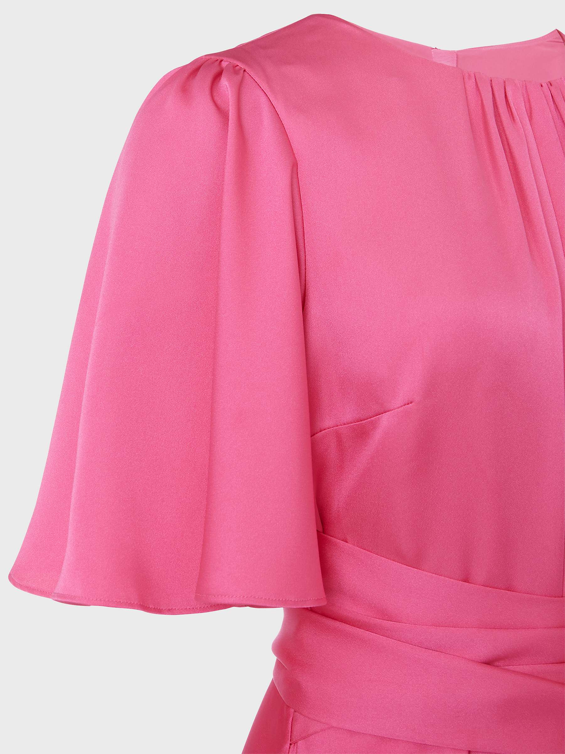 Buy Hobbs Orelia Plain Dress, Party Pink Online at johnlewis.com
