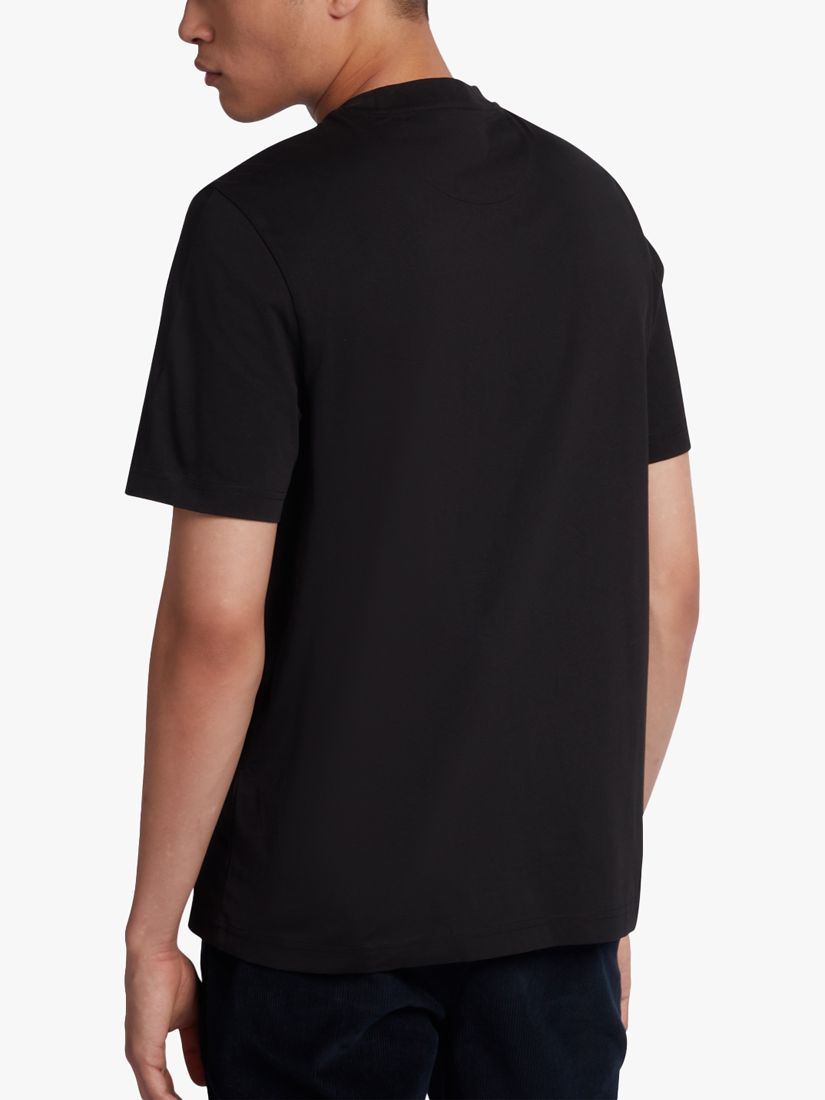 Farah Danny Regular Fit Organic Cotton T-Shirt, Black, L