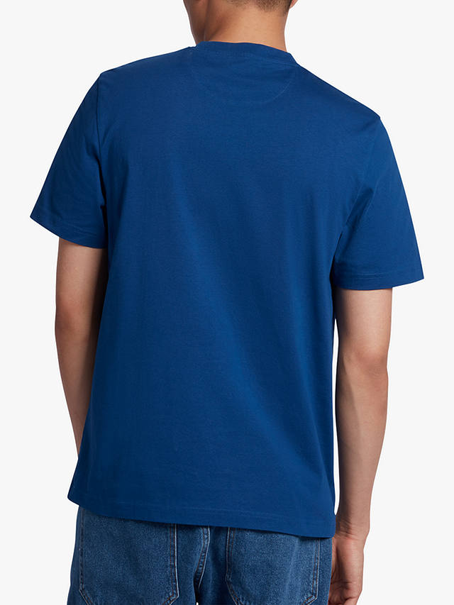 Farah Danny Regular Fit Organic Cotton T-Shirt, Blue Peony