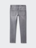 Mango Kids' Slim Fit Cropped Jeans, Grey