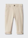 Mango Baby Cotton Blend Chino Trousers