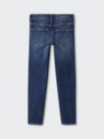 Mango Kids' Slim Fit Cropped Jeans