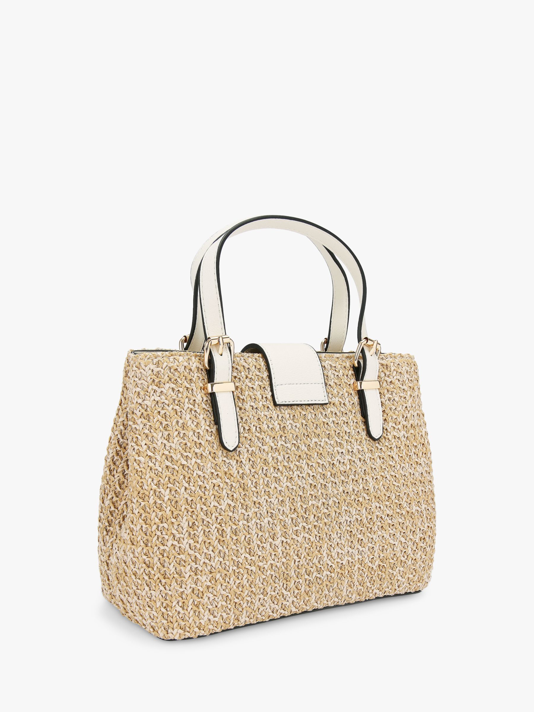 Carvela Micro Mandy Tote Bag, Natural/Putty, One Size