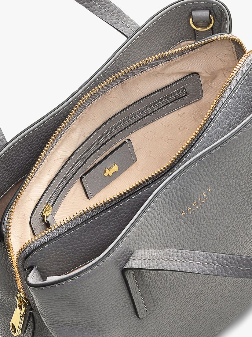 Radley Dukes Place Grained Leather Medium Crossbody Bag, Cerise at John  Lewis & Partners