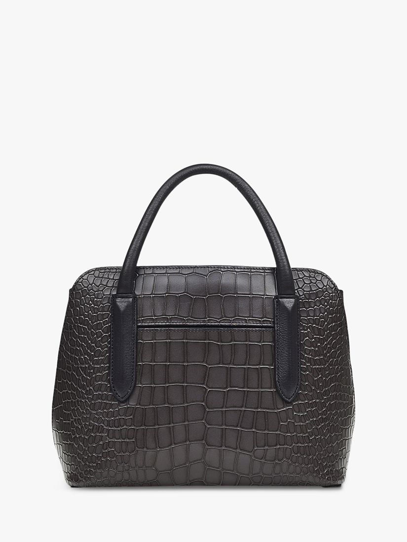 Radley Liverpool Street 2.0 Small Croc Effect Multiway Bag, Thunder at ...