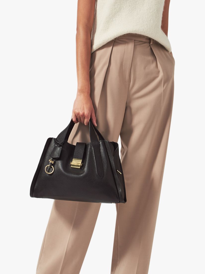 Radley Sloane Street Medium Zip Top Grab Bag, Black, One Size