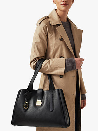 Radley Sloane Street Large Zip Top Shoulder Bag, Black