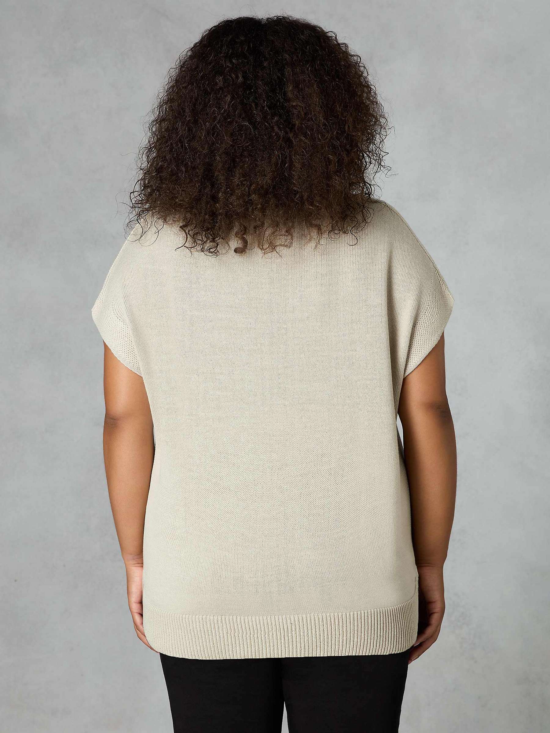 Buy Live Unlimited Curve Cotton Blend Knitted Top Online at johnlewis.com