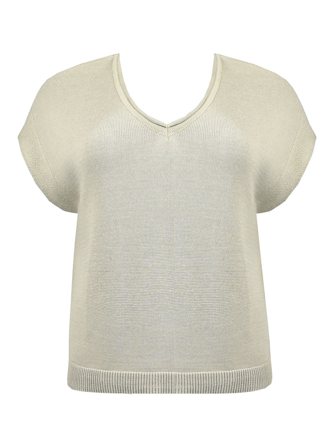 Buy Live Unlimited Curve Cotton Blend Knitted Top Online at johnlewis.com
