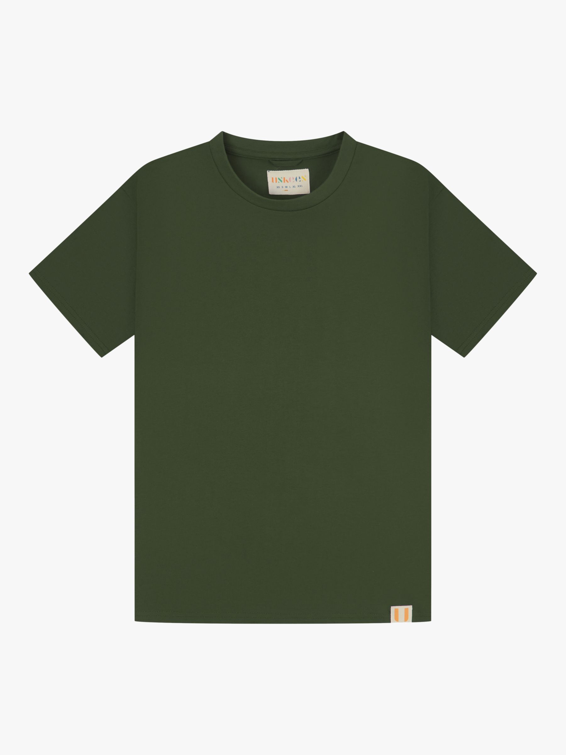 Uskees Organic Cotton Jersey T-Shirt, Coriander, S