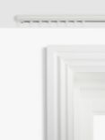 John Lewis Aluminium Slim Top Fix Uncorded Curtain Track, White