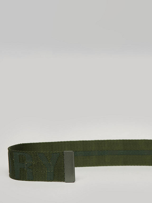 Superdry Webbing Belt, Army Green