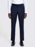 Moss Tailored Fit Wool Twill Trousers, Blue