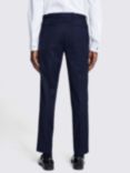 Moss Tailored Fit Wool Twill Trousers, Blue