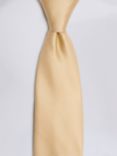 Moss Oxford Silk Tie, Yellow