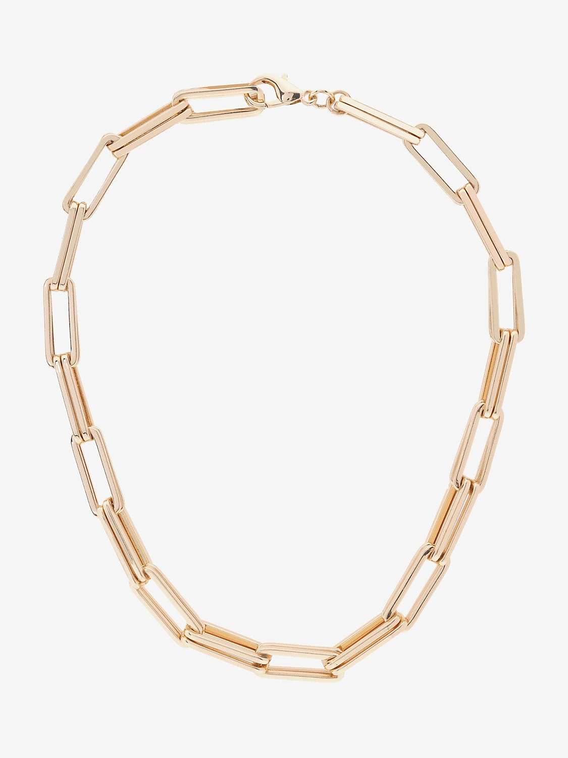 Buy Mint Velvet Double Rectangle Link Chain Necklace Online at johnlewis.com